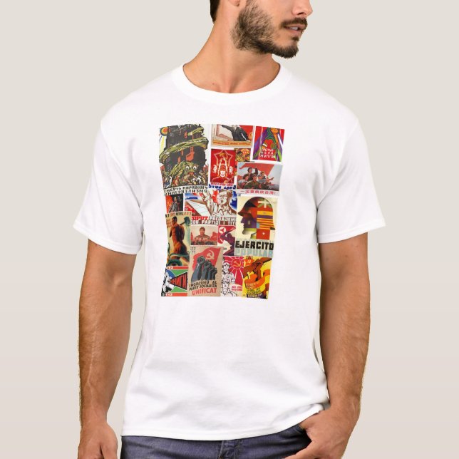 T-shirt communiste de propagande (Devant)
