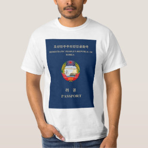 T-shirt Communiste socialiste de Juche de drapeau du DPRK
