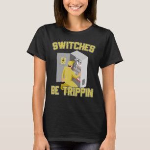 T-shirt Commutateurs Électricien Être Trippin Fuse Box Ect