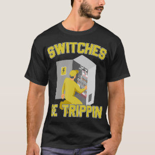 T-shirt Commutateurs Électricien Être Trippin Fuse Box Ect