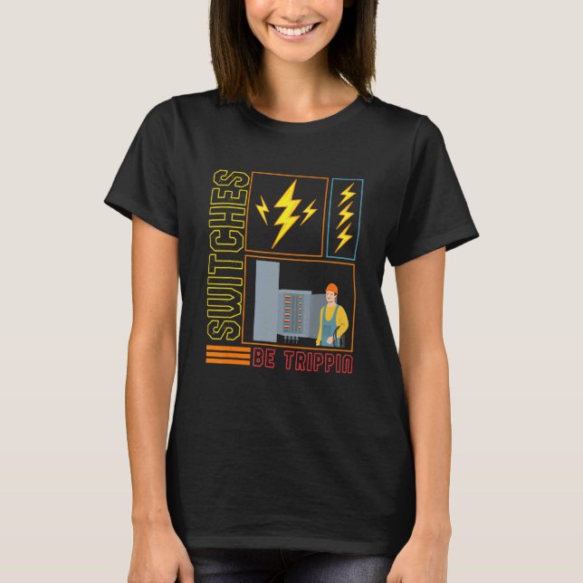 T-shirt Commutateurs être Trippin' Moteur électrique (Devant)