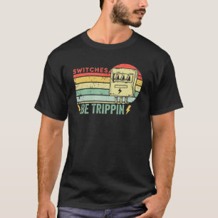 T-shirt Commutateurs Trippin Vintage Funny Electrician Fus