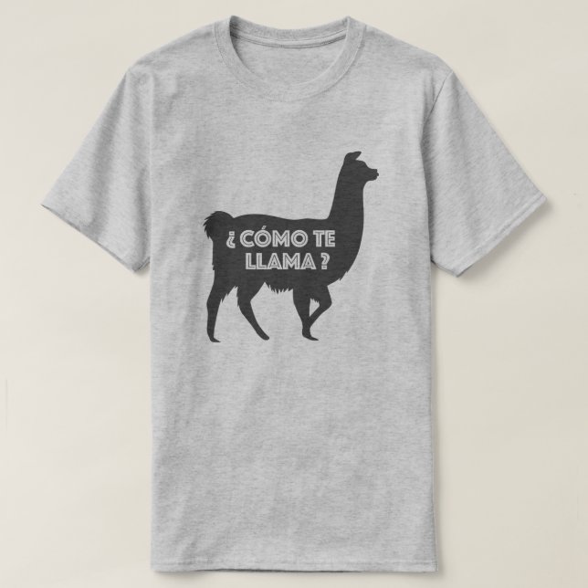 T-shirt Como Te Llama (Design devant)