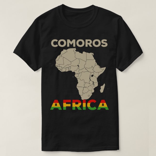 T-shirt ComoresAfrique (Design devant)