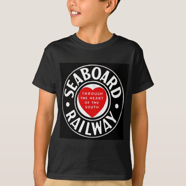 T-shirt Compagnie aérienne de littoral logo ferroviaire de (Devant)