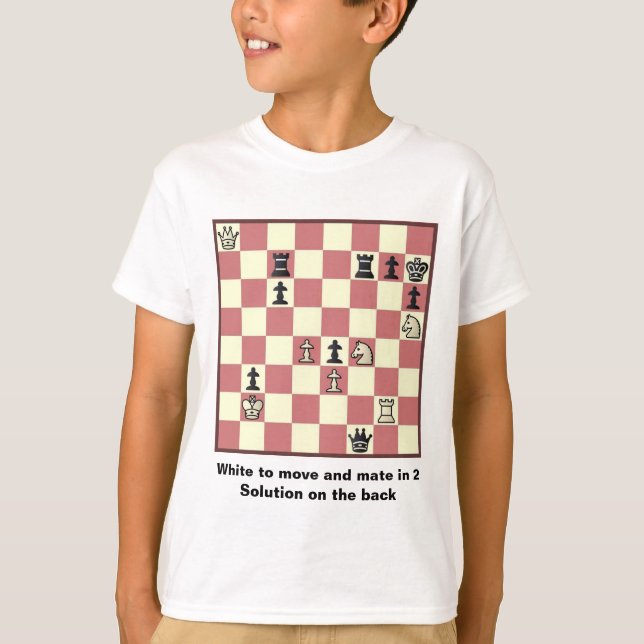 T-shirt Compagnon d'échecs dans 2 le puzzle #6 (Devant)