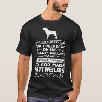 T-shirt Compagnons Loyaux de Rottweilers de Dieu