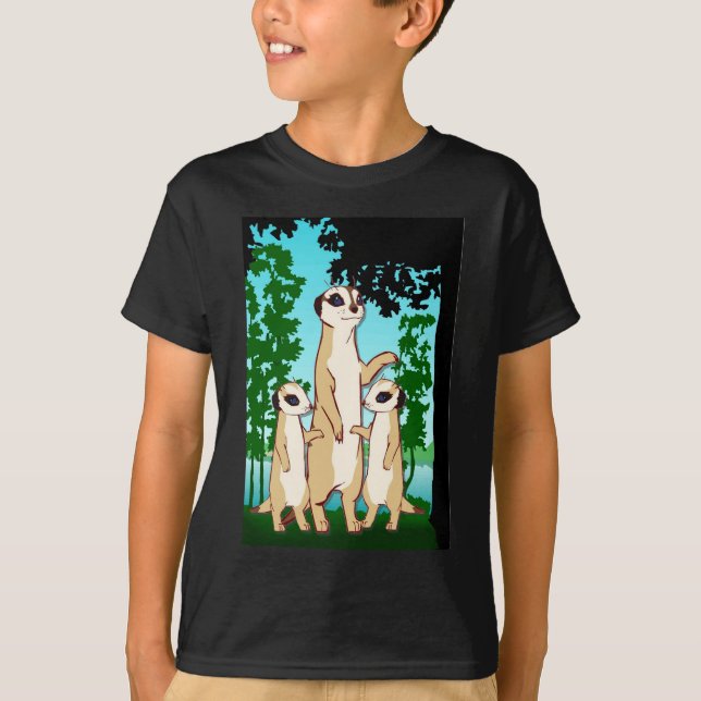 T-shirt Comparez mon Meerkats jumeau (Devant)