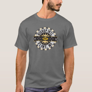 T-shirt Compas - Flint- MI Bishop Intl. Aéroport FNT