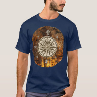 T-shirt Compass à la montagne