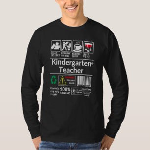 T-shirt Compétences de l'enseignant de la maternelle Inclu