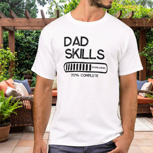 T-shirt Compétences de papa en téléchargement Funny Nouvea