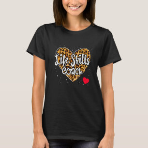 T-shirt Compétences de vie correspondant Entraîneur Enseig
