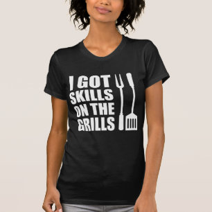 T-shirt Compétences Sur Les Grils (SUR FOND FONCÉ)