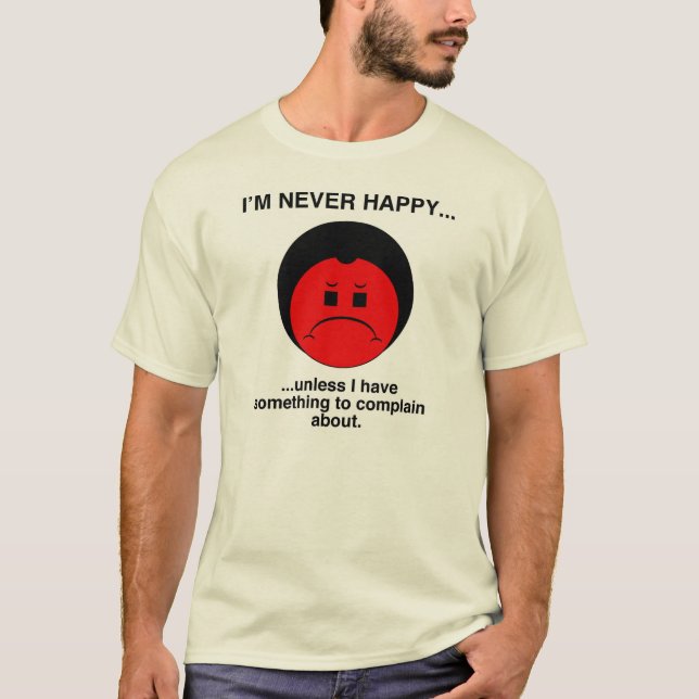T-shirt Complaignant heureux (Devant)