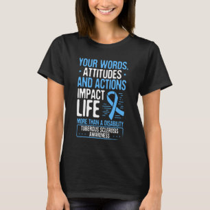 T-shirt Complexe de sclérose tuberculeuse TSC Mois Jour Gu