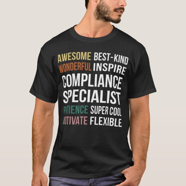 T-shirt Compliance Specialist  Appreciation (Devant)