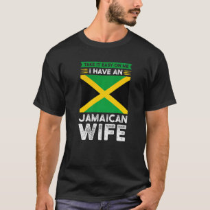 T-shirt Comporte-toi bien avec moi Jamaïcaine Jamaïcaine J
