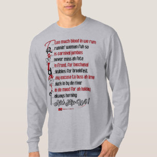 T-shirt Comportement drôle de Trinidadien Humour Trini
