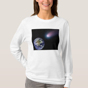 T-shirt Composé de Digitals d'un titre de comète vers l'