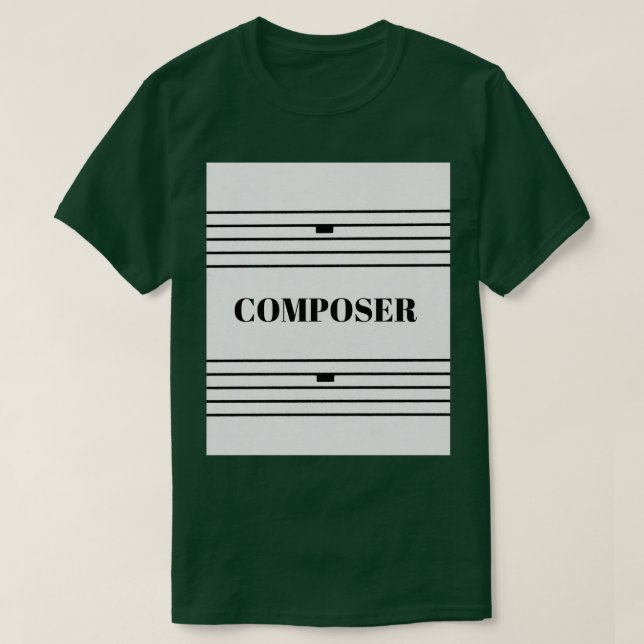 T-SHIRT COMPOSITEUR (Design devant)