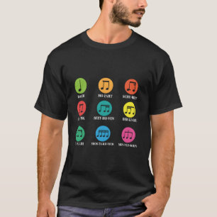 T-shirt Compositeurs Al Music Notes musicales