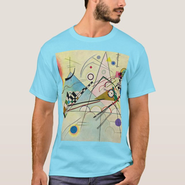 T-shirt Composition 8, 1923 par Wassily Kandinsky (Devant)