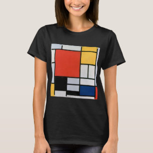 T-shirt Composition Abstraite Vintage de Piet Mondrian