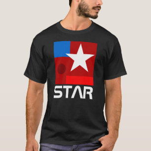 T-shirt Composition abstraite White Star
