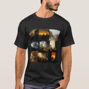 T-shirt Composition de la peinture à intelligence artifici