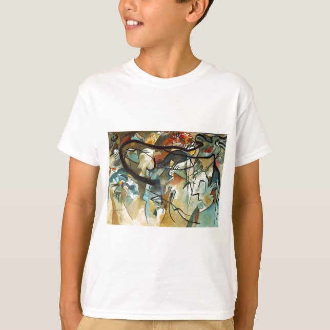 T-shirt Composition Kandinsky V Peinture Abstraite (Devant)