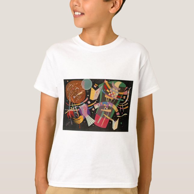 T-shirt Composition Kandinsky X Oeuvre Abstraite (Devant)