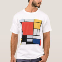 Composition Rouge, Jaune, Bleu, Noir, Mondrique