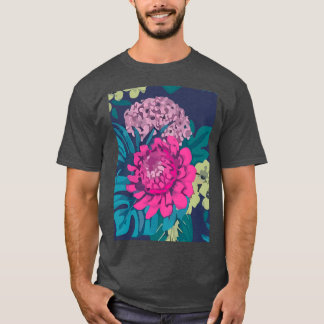 T-shirt Compositions Motifs d'été main