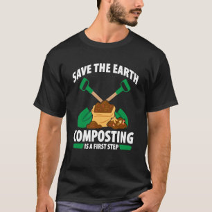 T-shirt Compostage pour composteur jardinier agriculteur c