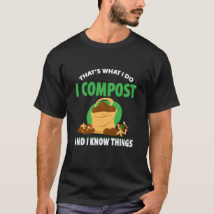 T-shirt Compostage Pour Composteur Jardinier Agriculteur C
