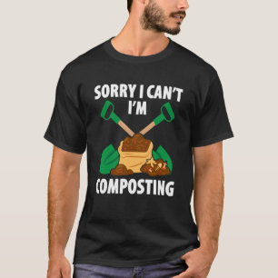 T-shirt Compostage Pour Composteur Jardinier Agriculteur C