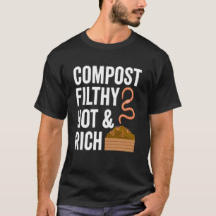 T-shirt Compostage Pour Composteur Jardinier Agriculteur C