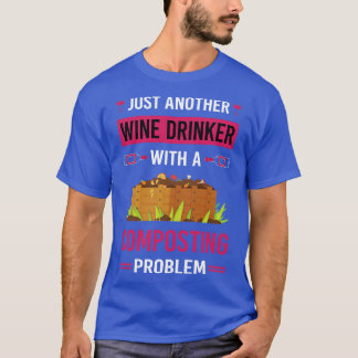 T-shirt Composteur Compostage Composteur Boisson Vin