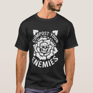 T-shirt Compostez vos ennemis Blague de jardinage drôle