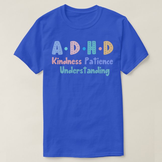 T-shirt Compréhension du TDAH (Design devant)