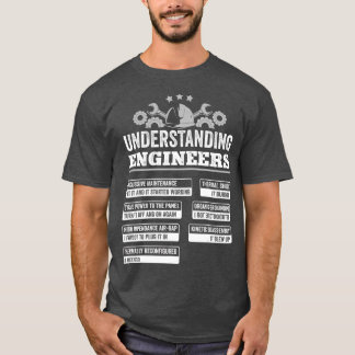 T-shirt Comprendre les ingénieurs Drôle mécanicien