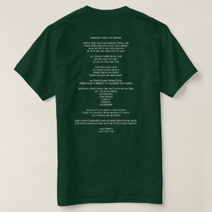 T-SHIRT COMPRIMÉ VERT DE HERMES [TRADUCTION DE FREEMAN]
