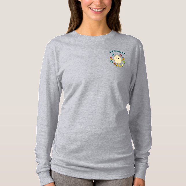 T-shirt Comptabilisation Egghead (Devant)