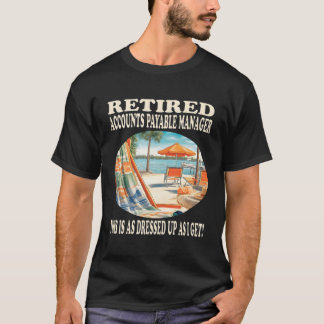 T-shirt Comptabilité à la retraite - Relaxation de l'Ager