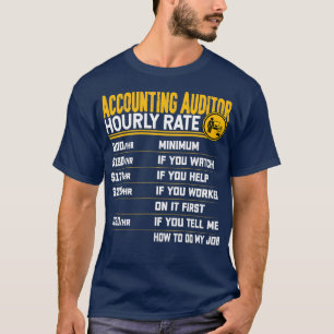 T-shirt Comptabilité Vérificateur Taux horaire Comptable C