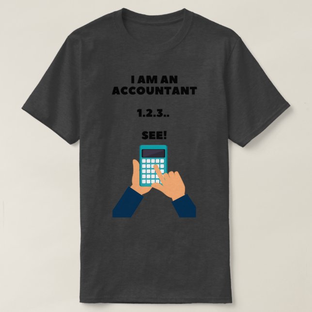 T-shirt Comptable 2 (Design devant)