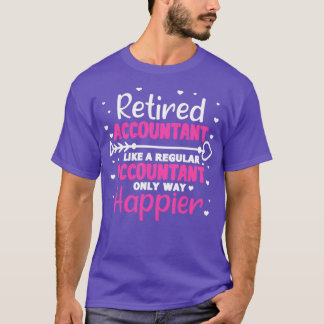 T-shirt Comptable à la retraite
