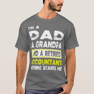 T-shirt Comptable à la retraite Grand-père Funny Cpa Retra