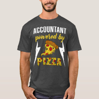 T-shirt Comptable Actionné Par Pizza